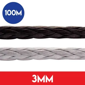 100m Reel of 3mm Dyneema SK78 Rope Rig 12