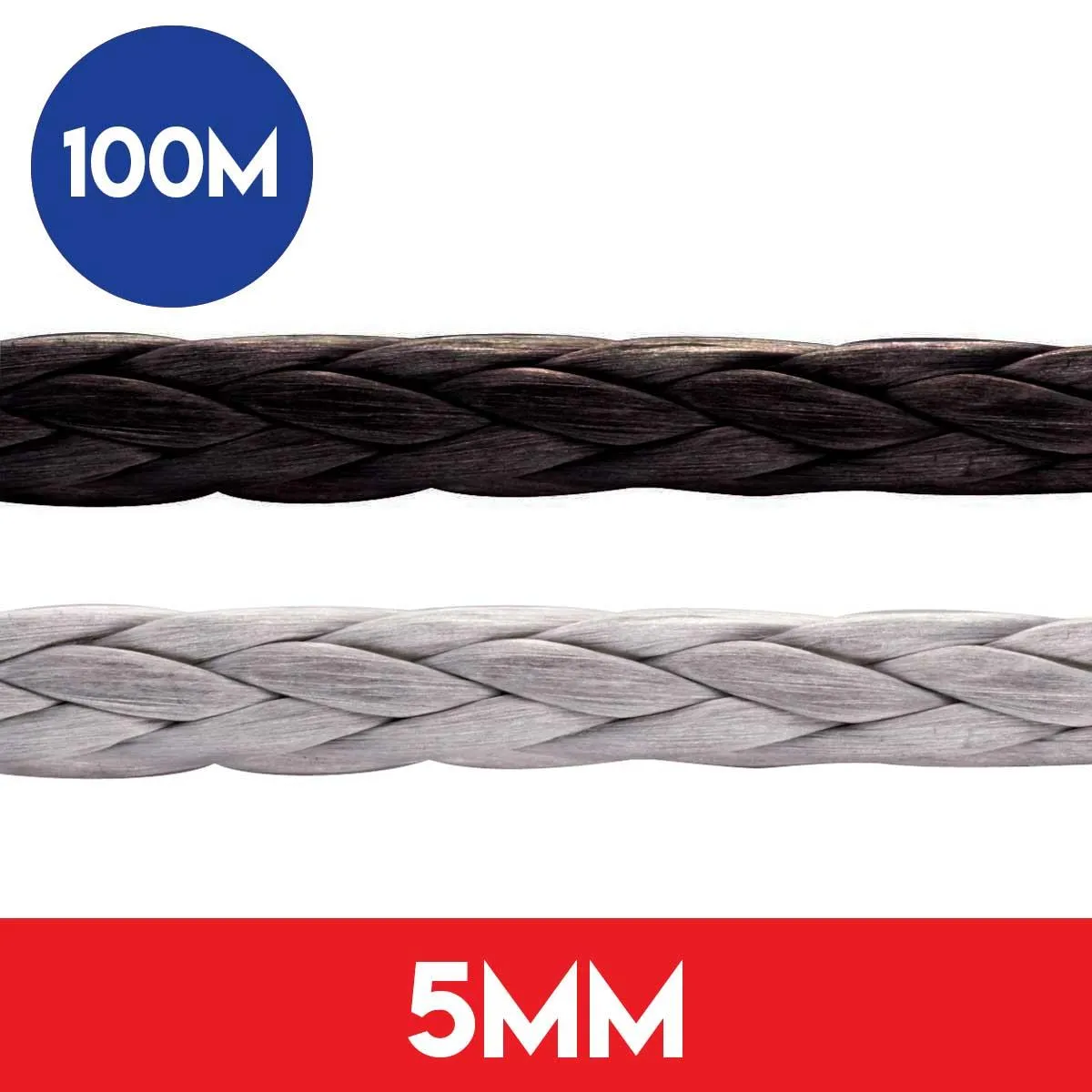 100m Reel of 5mm Dyneema SK78 Rope Rig 12