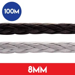 100m Reel of 8mm Dyneema SK78 Rope Rig 12