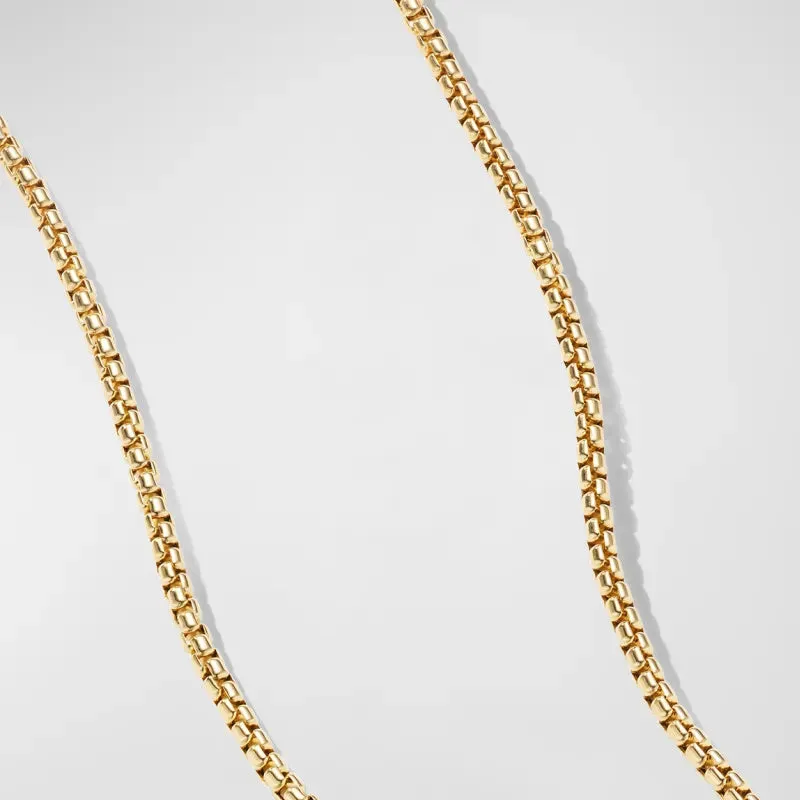 10k Hollow Yellow Gold D.C Rolo Chain Necklace