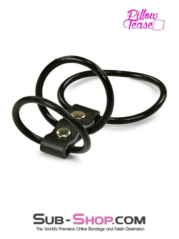 1794DL      Rubber 3 Ring Cock & Balls Rings