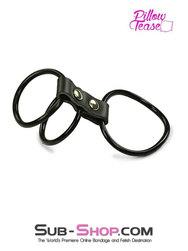 1794DL      Rubber 3 Ring Cock & Balls Rings