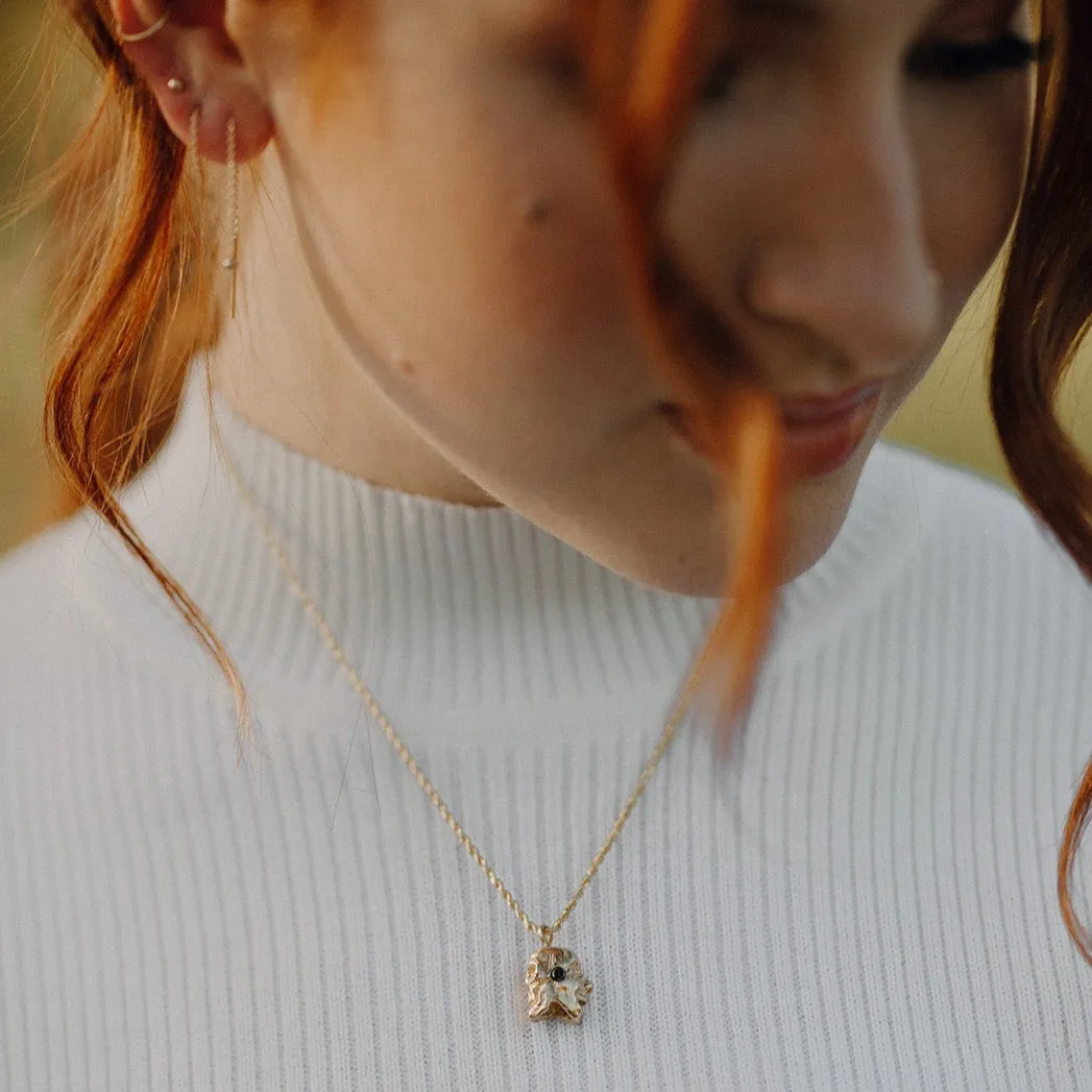 1.8mm Rope Chain Necklace | Recycled 14k Gold