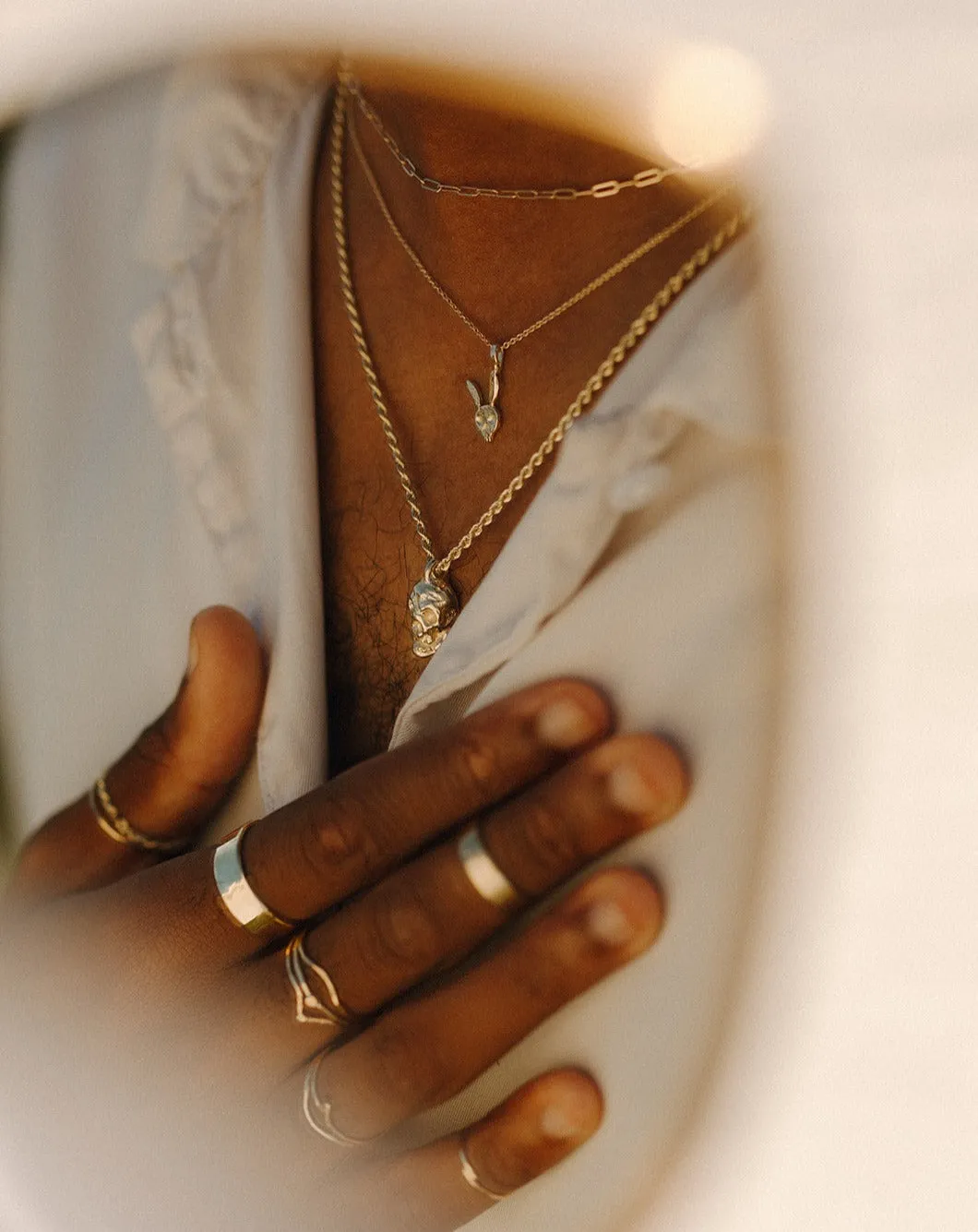 1.8mm Rope Chain Necklace | Recycled 14k Gold