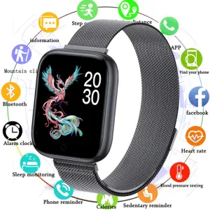 2020 Sport Watch Smart Watch Men Women Waterproof Blood Pressure Smartwatch Heart Rate Fitness Tracker Watches For Android IOS