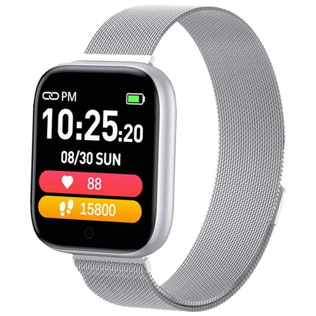 2020 Sport Watch Smart Watch Men Women Waterproof Blood Pressure Smartwatch Heart Rate Fitness Tracker Watches For Android IOS
