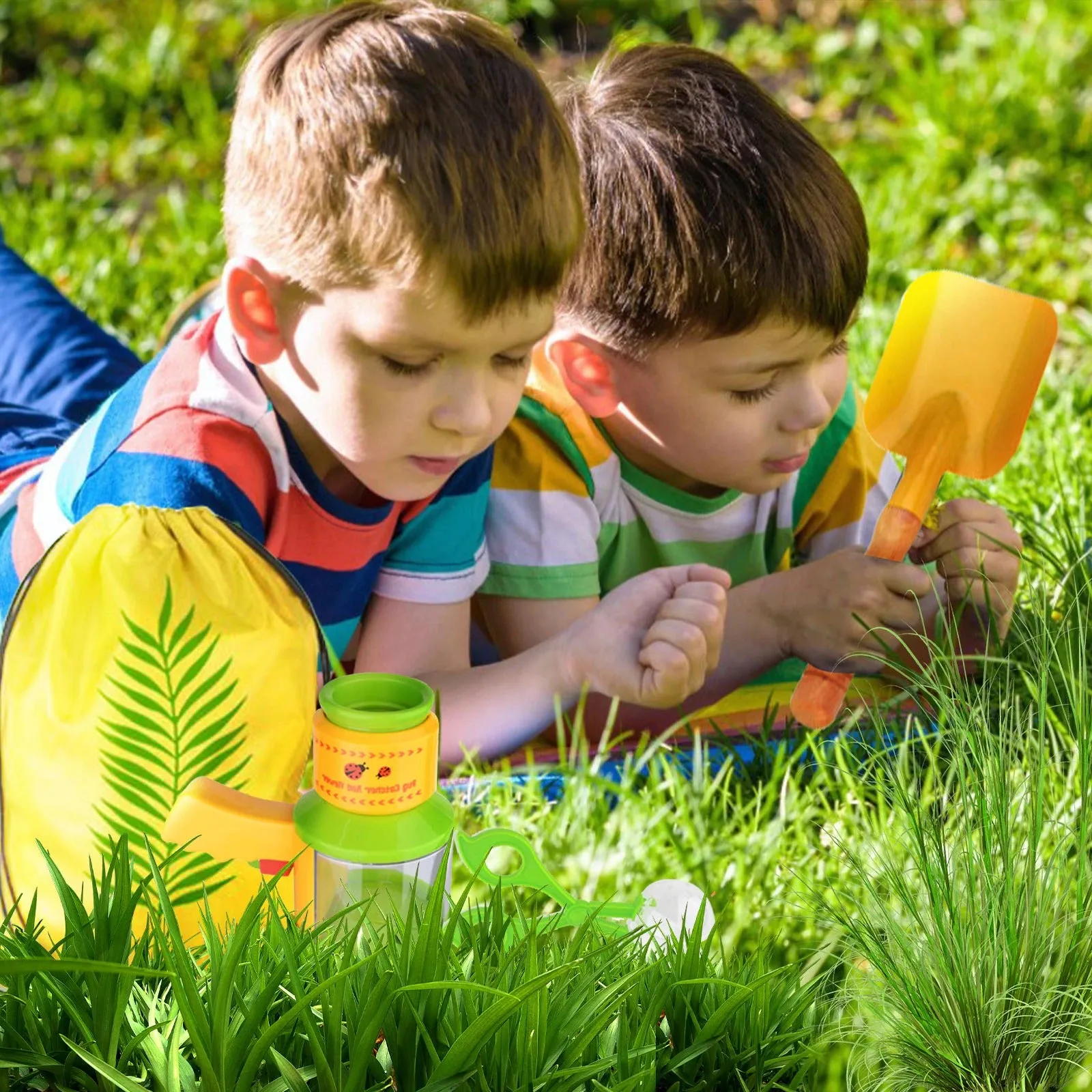 22 Pcs Outdoor Kids Explorer Kit Nature Bug Childrens Explorer Kit Observation Box Children's Nature Explorer Kit
