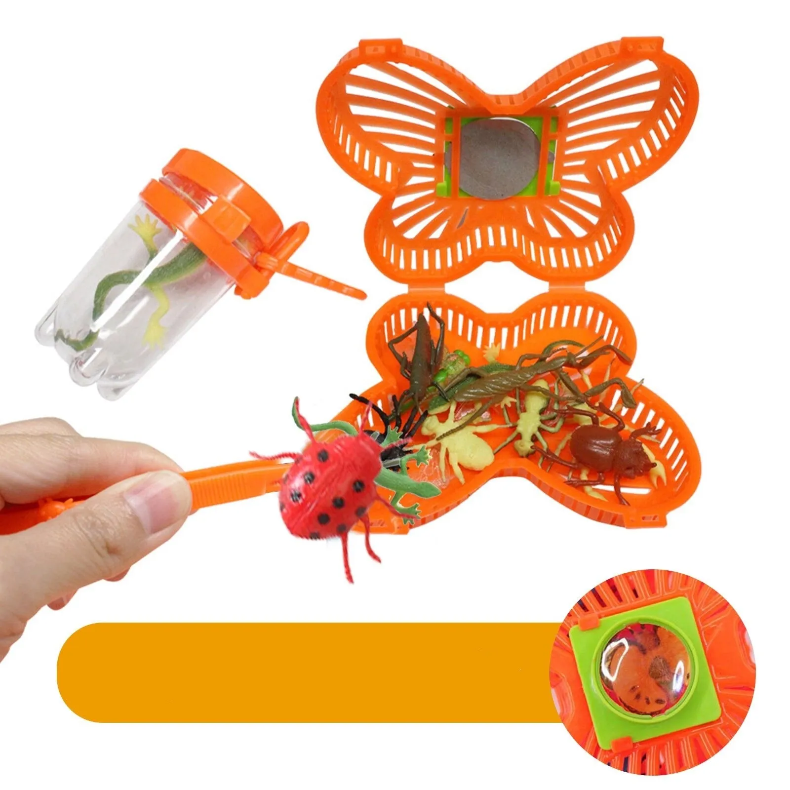 22 Pcs Outdoor Kids Explorer Kit Nature Bug Childrens Explorer Kit Observation Box Children's Nature Explorer Kit