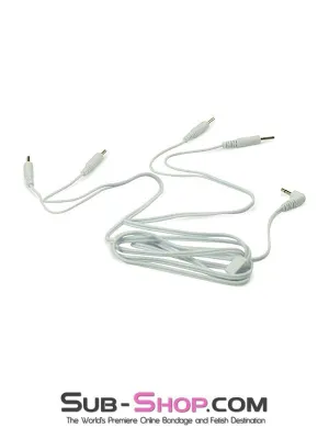 2301M      Electro Sex Power Box Wires, 4 Plug Type Connectors - MEGA Deal