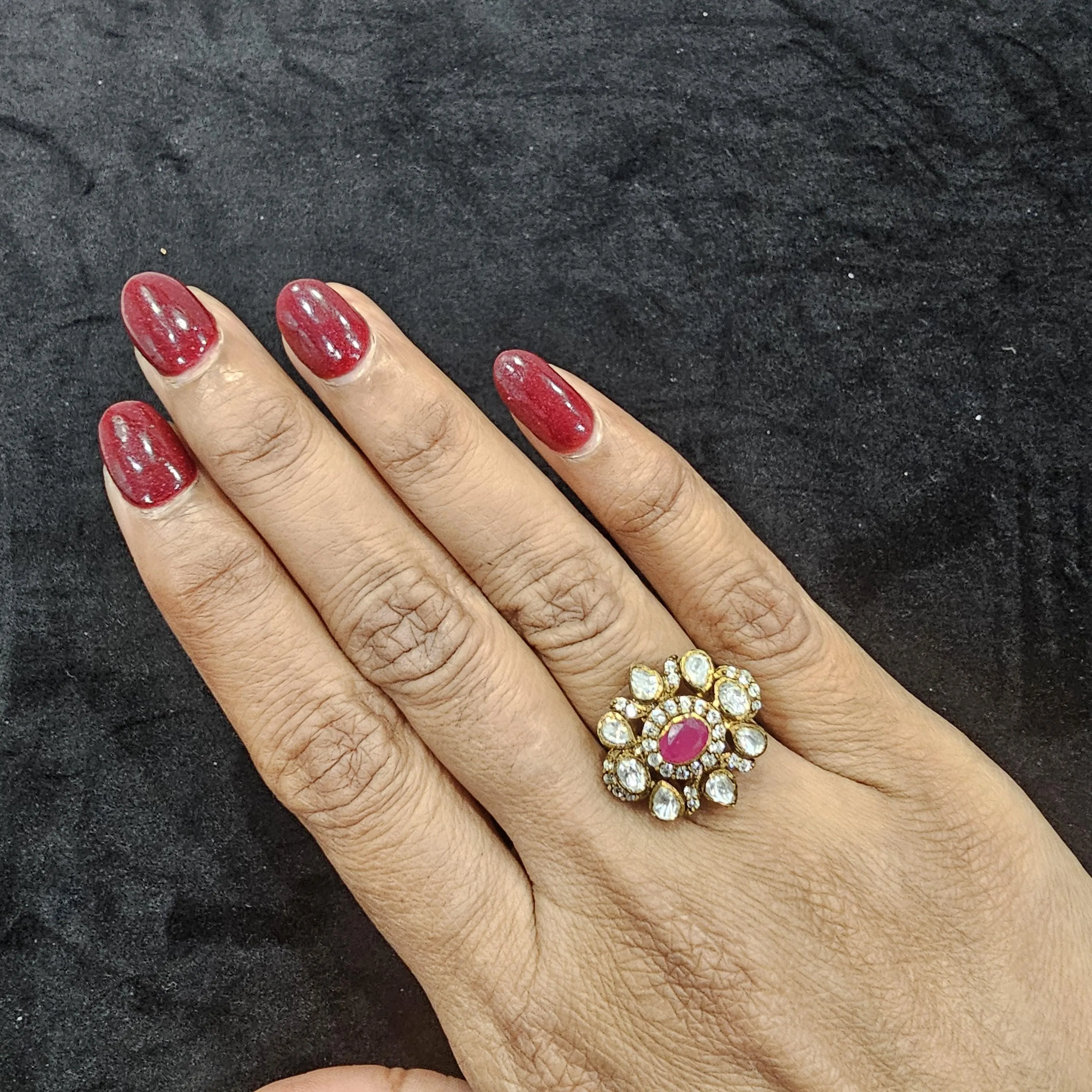 3 moissanite rings
