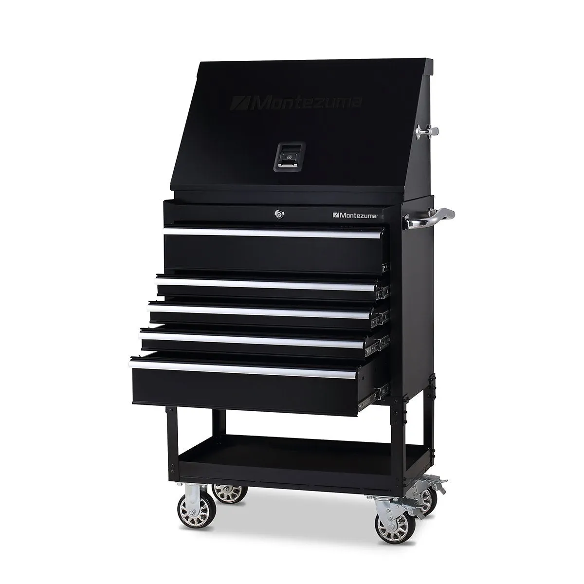 30 x 15 in. Steel Triangle Toolbox and 30 in. 5-Drawer Utility Cart Combo