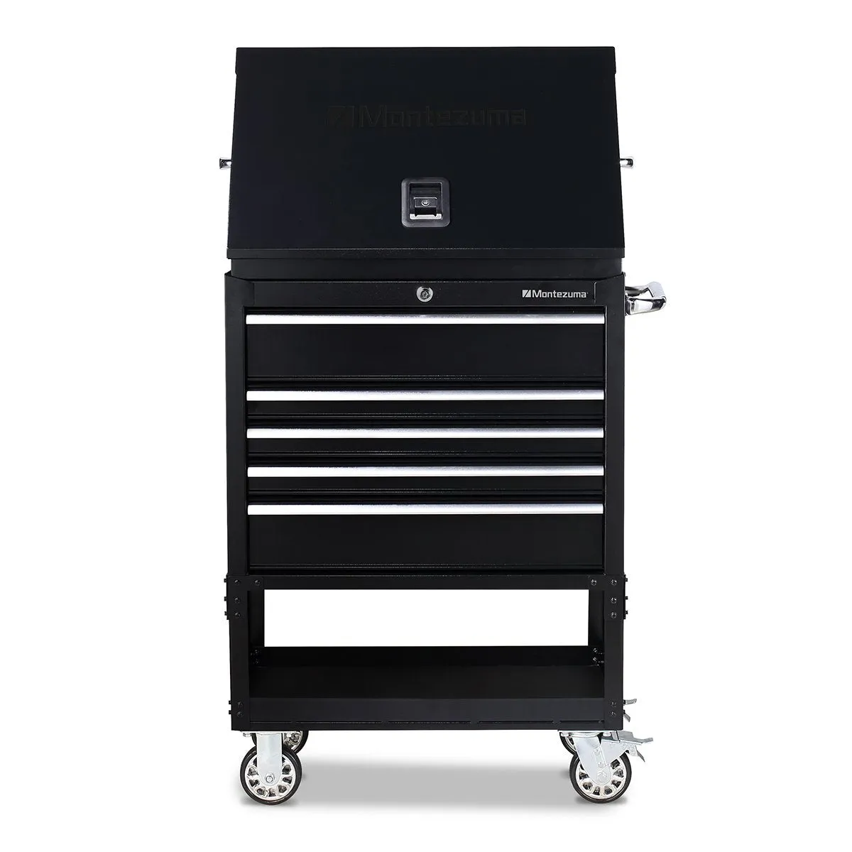 30 x 15 in. Steel Triangle Toolbox and 30 in. 5-Drawer Utility Cart Combo
