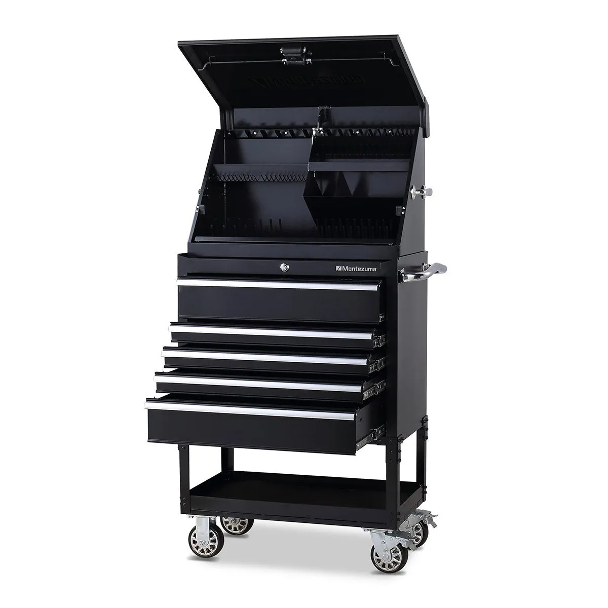 30 x 15 in. Steel Triangle Toolbox and 30 in. 5-Drawer Utility Cart Combo