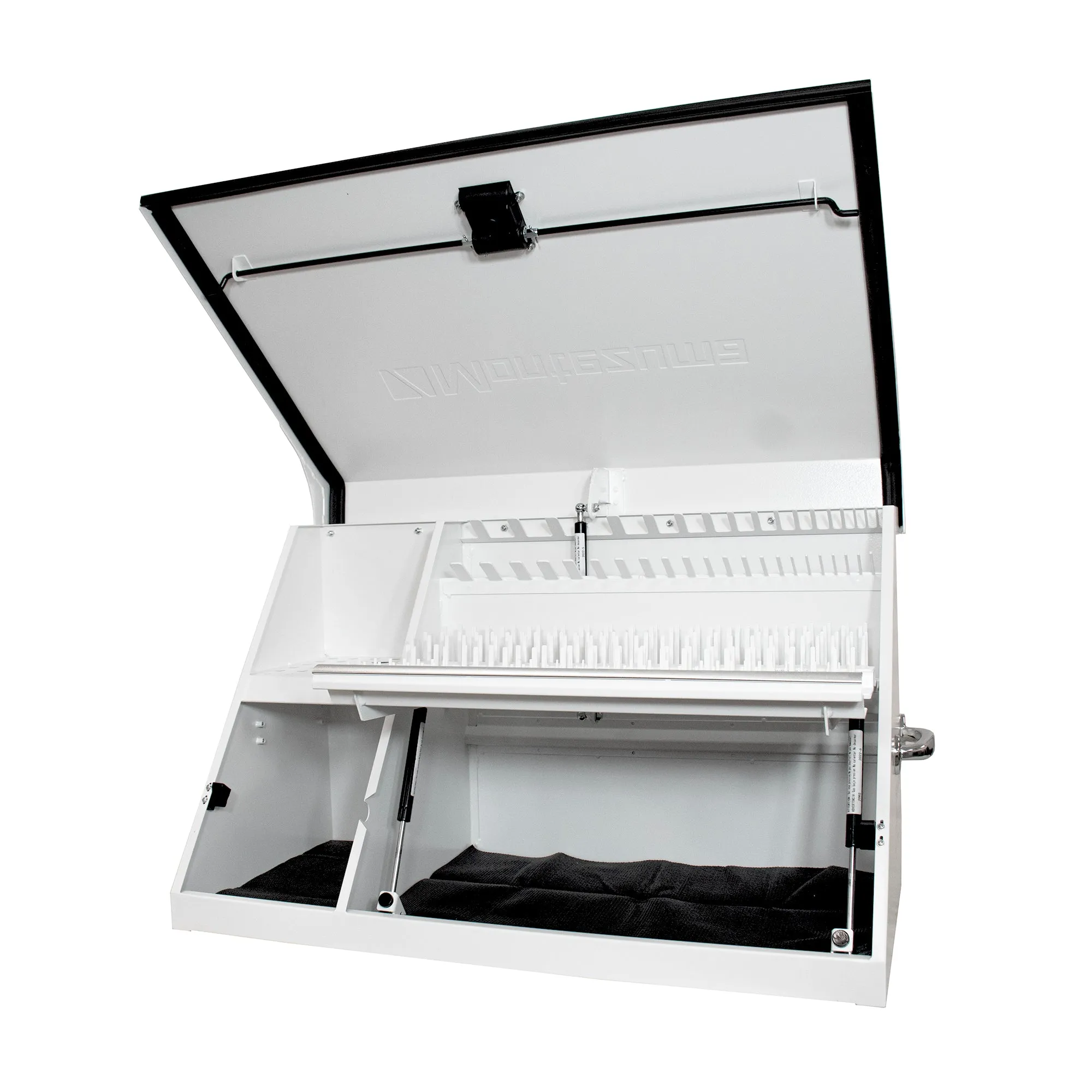 36 x 17 in. Steel Triangle Toolbox in White