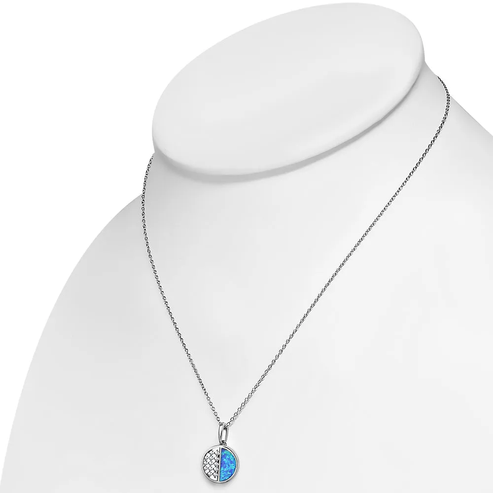 925 Sterling Silver Yellow Gold-Tone Clear CZ Moon Crescent Pendant Necklace Stud Earrings Set