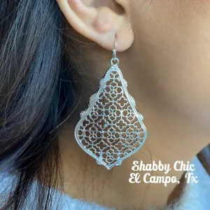 Adorn Silver Earrings