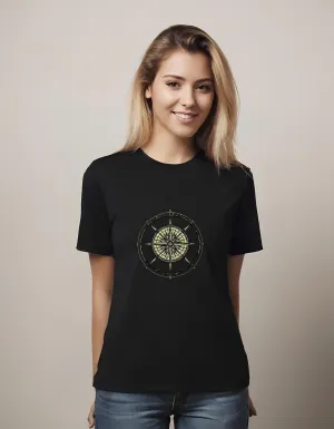 Adventure Awaits Compass Design | Classic T-Shirt (Unisex)