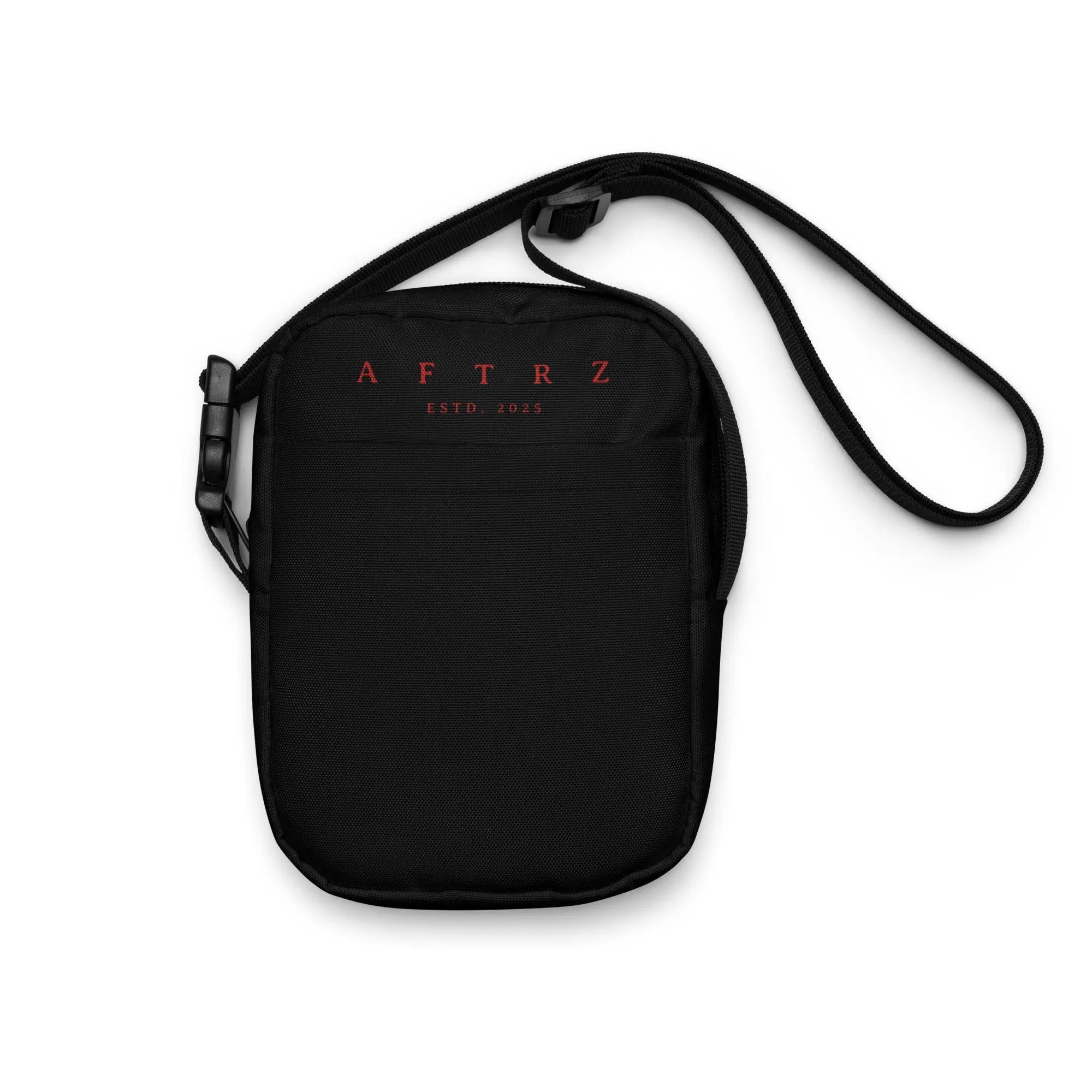 Aftrz Black & Red Utility Crossbody Bag