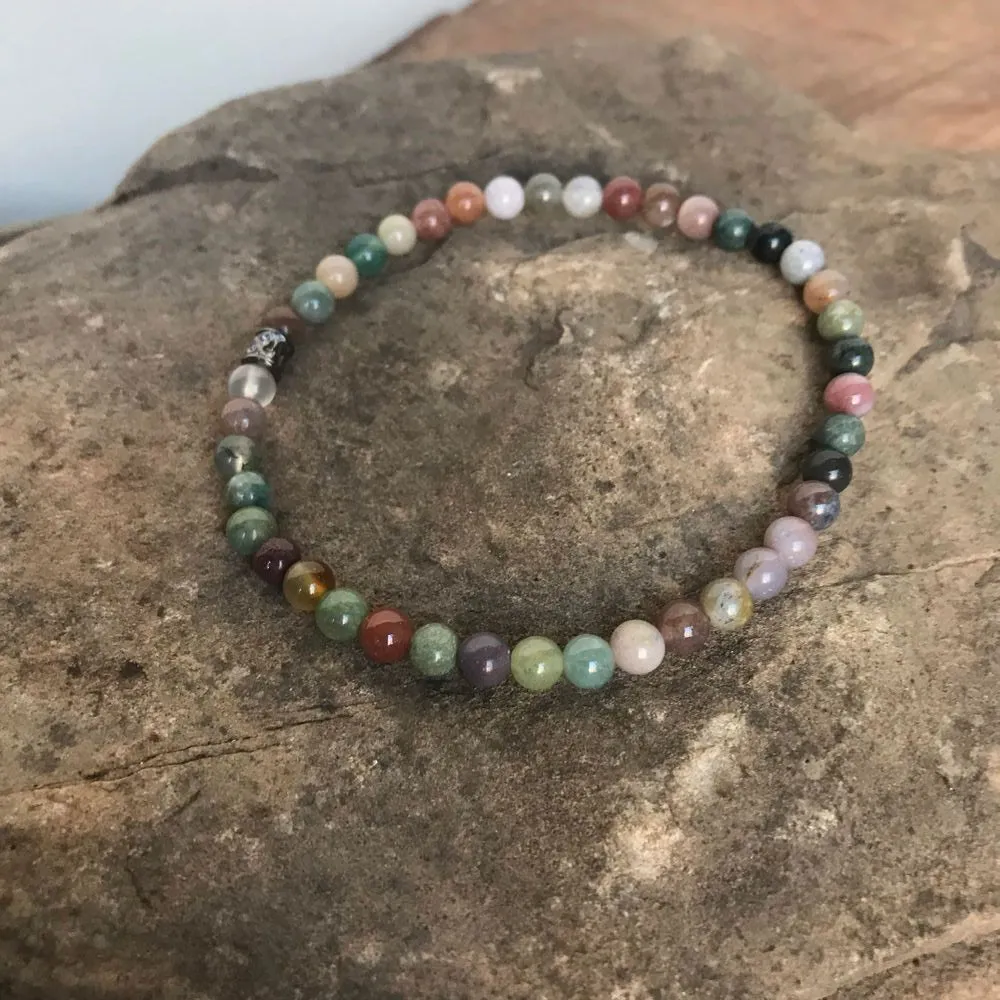 Agate Mini Bead Bracelet