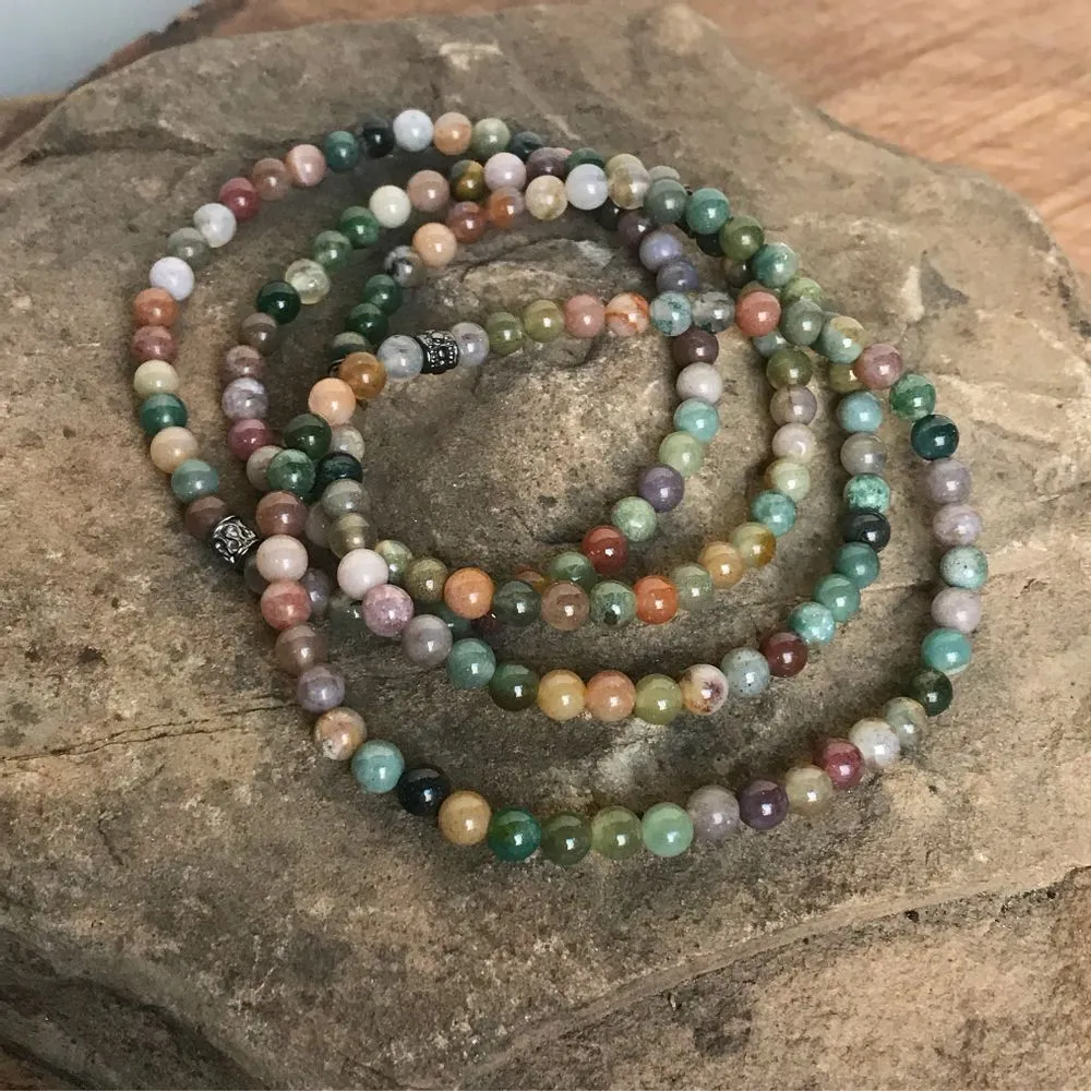 Agate Mini Bead Bracelet