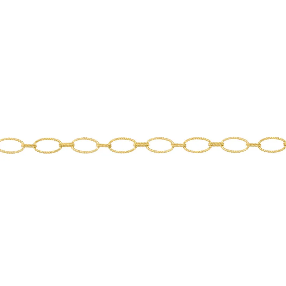 Al'Oro Rope Ovals Necklace / Bracelet