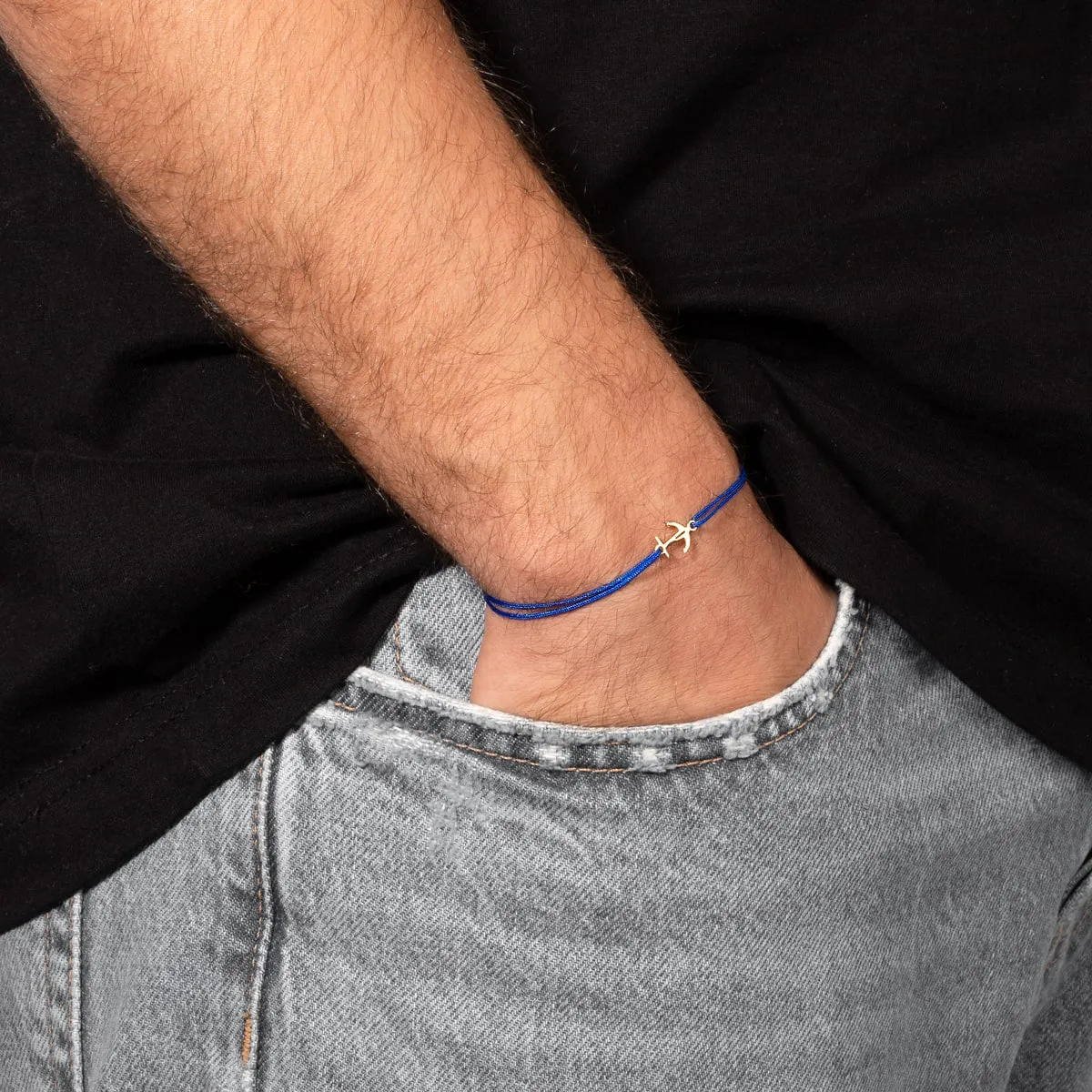 Anchor Cord Bracelet