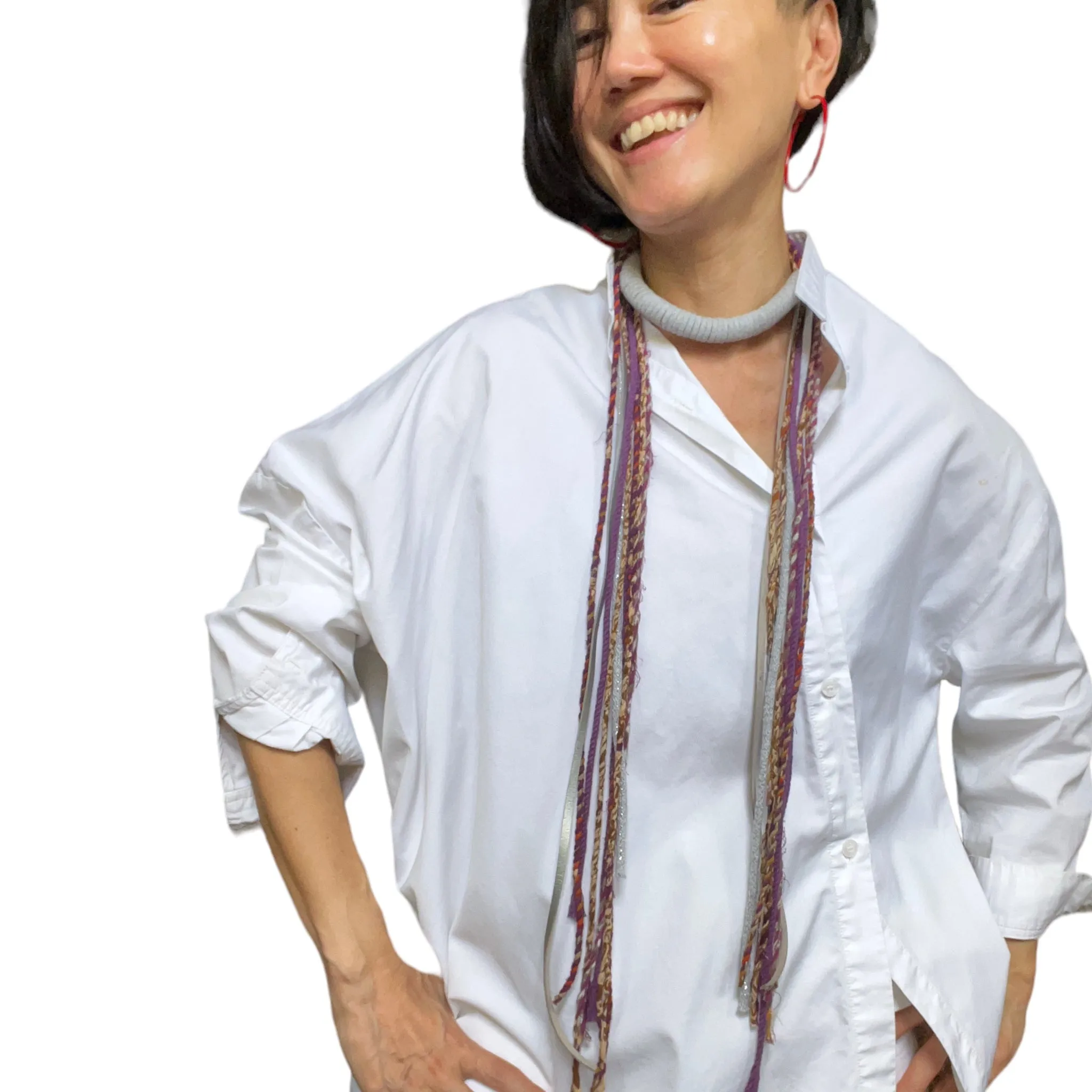 Anika Handwoven High Priestess Rope Necklace