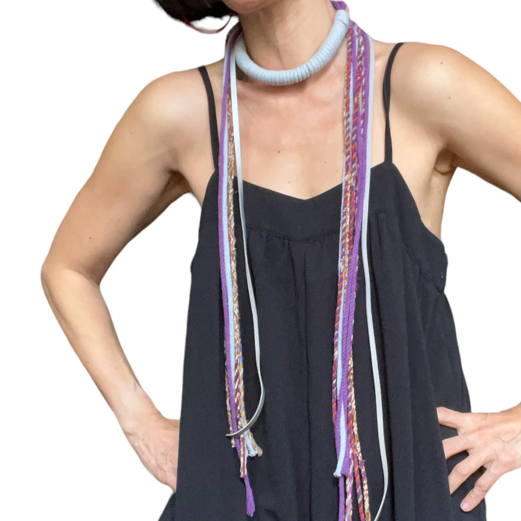 Anika Handwoven High Priestess Rope Necklace