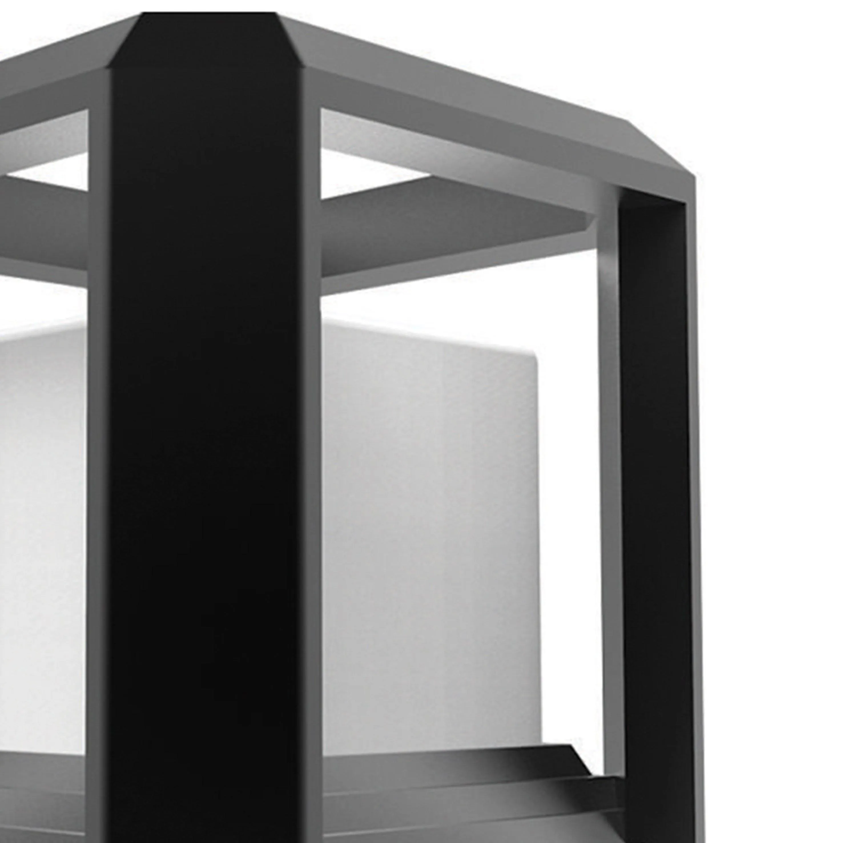 ANKUR QUADRATO ALUM DIECAST OUTDOOR POST GATE LIGHT