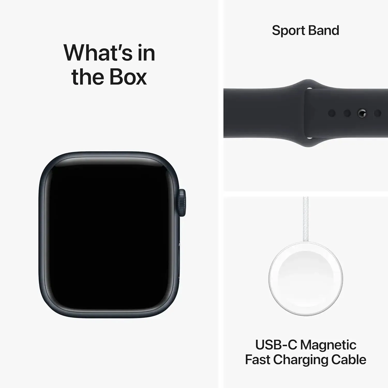 Apple Watch Series 9 41mm / 45mm GPS Apple Watch S9 Aluminum Case with Sport Band iOS Smart Watch