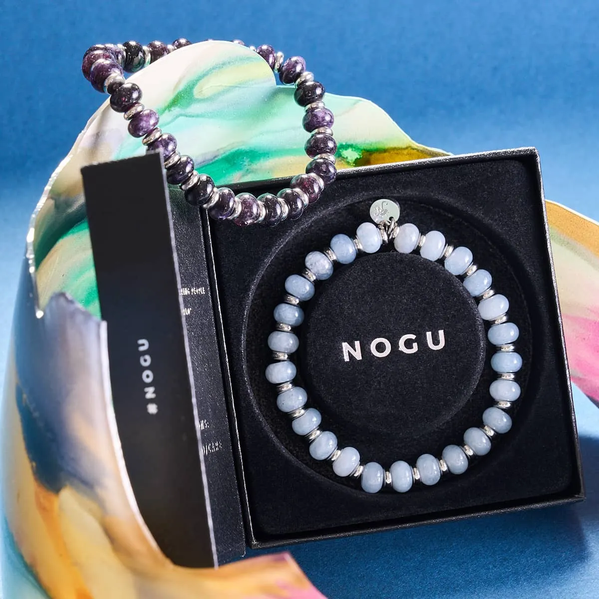Aquamarine | Abacus Gemstone Bracelet