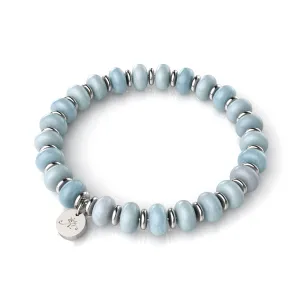 Aquamarine | Abacus Gemstone Bracelet