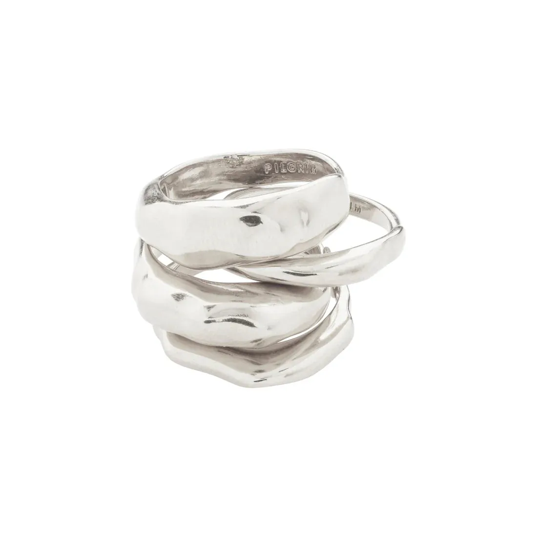 Asher 4-In-One Set Ring - Silver