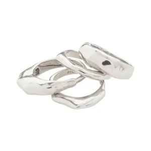 Asher 4-In-One Set Ring - Silver