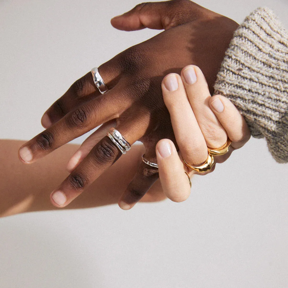 Asher 4-In-One Set Ring - Silver