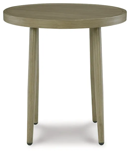 Ashley Express - Swiss Valley 2 Outdoor Lounge Chairs with End Table