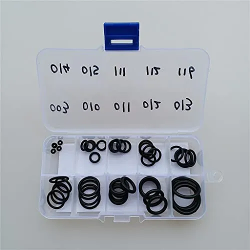 ATORSE 50Pcs Nitrox Scuba Diving O-Ring Kit (10 Sizes, 70 Duro) Dive Gear Equipment Tank Valve Hose Regulator Seal Rings Repair Spare Replacement