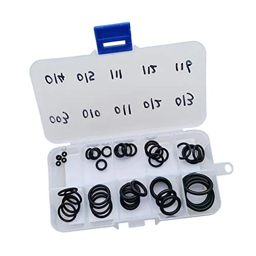 ATORSE 50Pcs Nitrox Scuba Diving O-Ring Kit (10 Sizes, 70 Duro) Dive Gear Equipment Tank Valve Hose Regulator Seal Rings Repair Spare Replacement