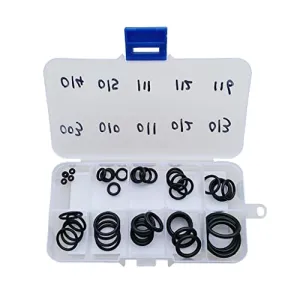 ATORSE 50Pcs Nitrox Scuba Diving O-Ring Kit (10 Sizes, 70 Duro) Dive Gear Equipment Tank Valve Hose Regulator Seal Rings Repair Spare Replacement