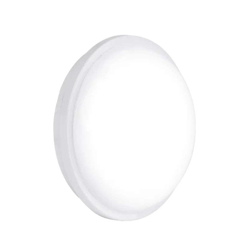 Aurora Utilite EN-BH130/40 220-240V 30W IP65 2800lm IK06 Polycarbonate Round LED Bulkhead White 4000K