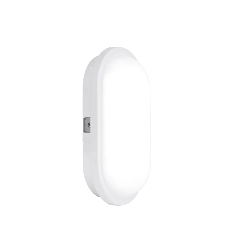 Aurora Utilite EN-BH215/40 220-240V 15W IP65 1655lm IK06 Polycarbonate Oval LED Bulkhead White 4000K
