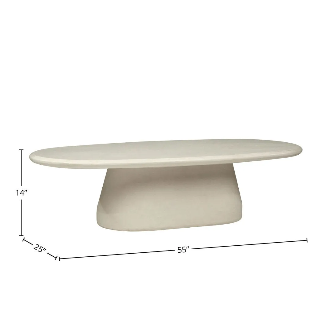 Avry Stone/Concrete Coffee Table AllModern