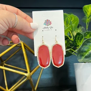 Better Than Most Earrings - Red
