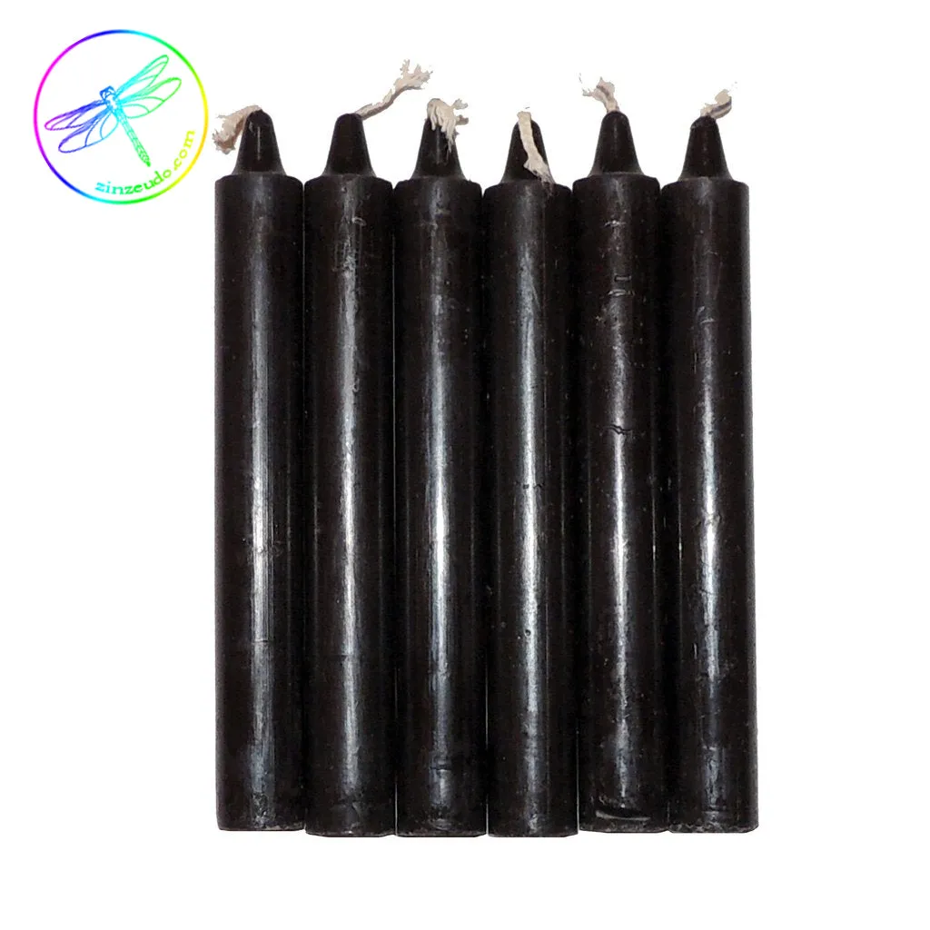 Black Taper Candle