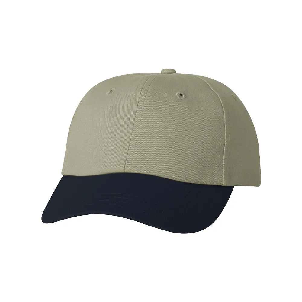 Blank Brushed Twill Cap Adjustable Velcro