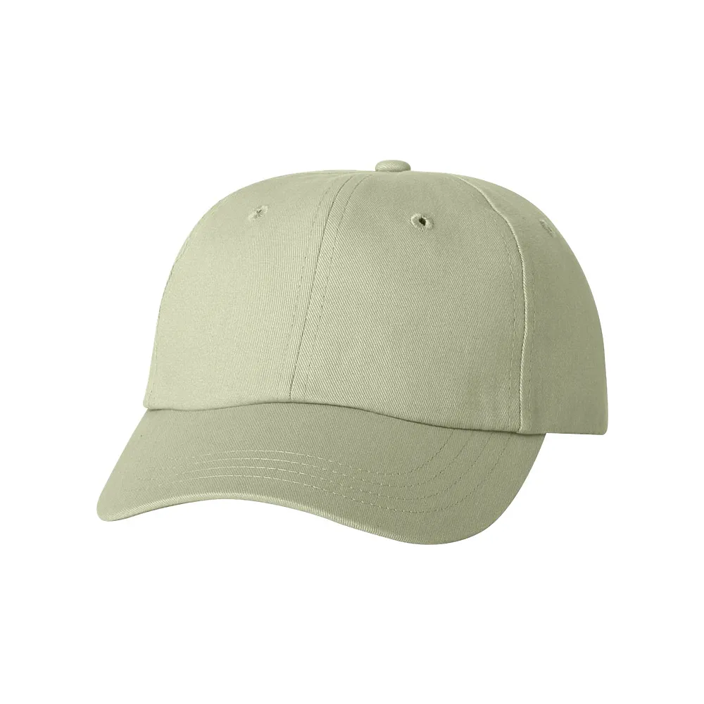 Blank Brushed Twill Cap Adjustable Velcro