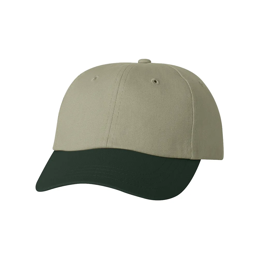 Blank Brushed Twill Cap Adjustable Velcro