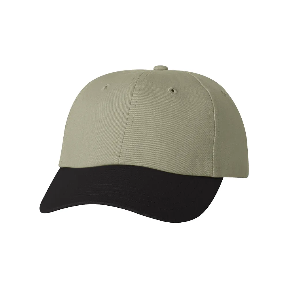 Blank Brushed Twill Cap Adjustable Velcro