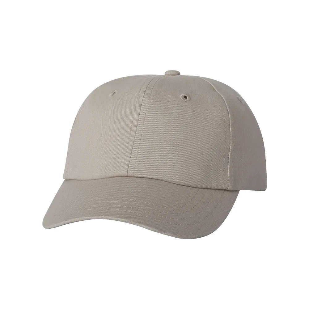 Blank Brushed Twill Cap Adjustable Velcro