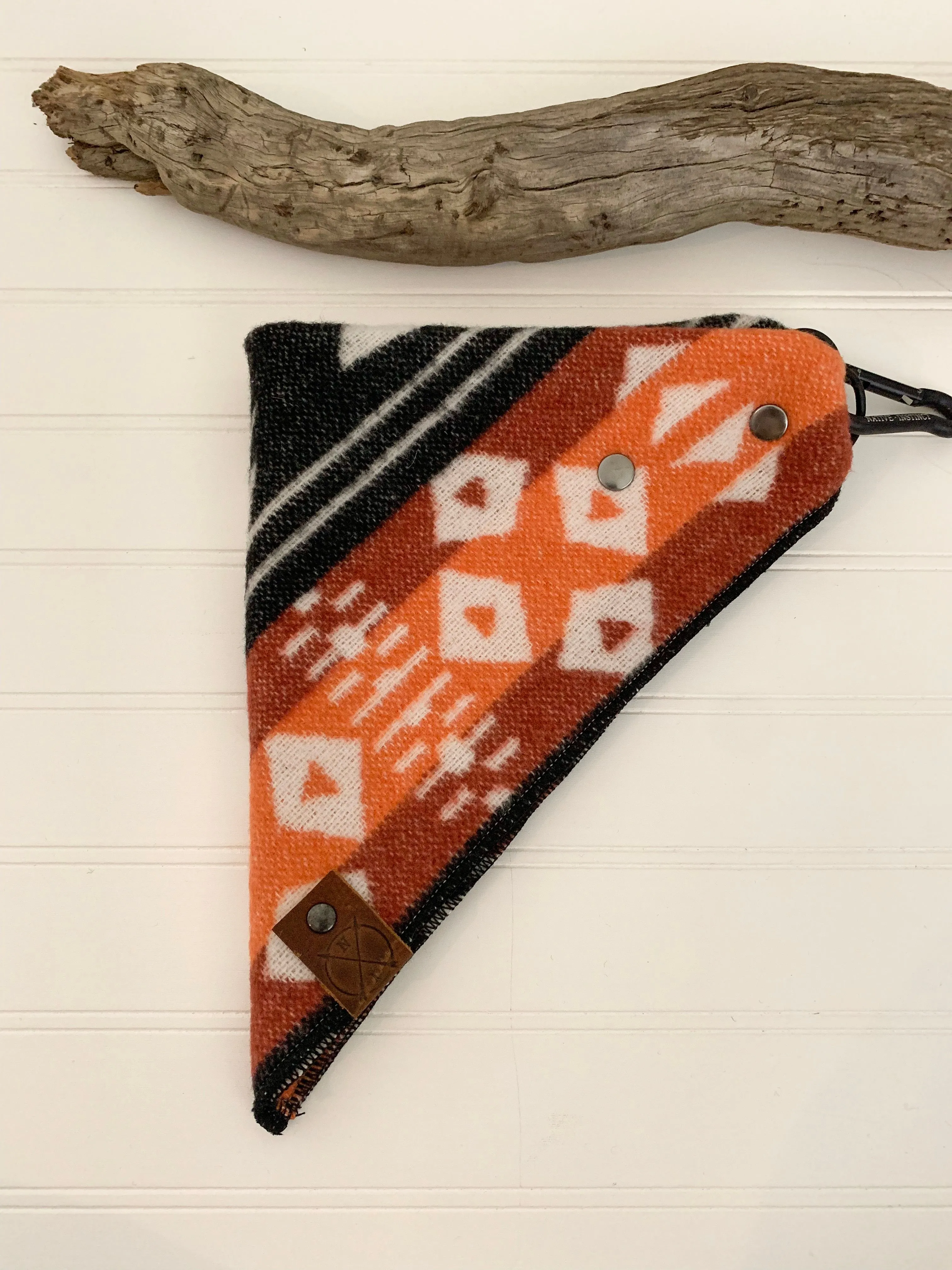 BLAZE (Dark) - Adjustable Dog Bandana